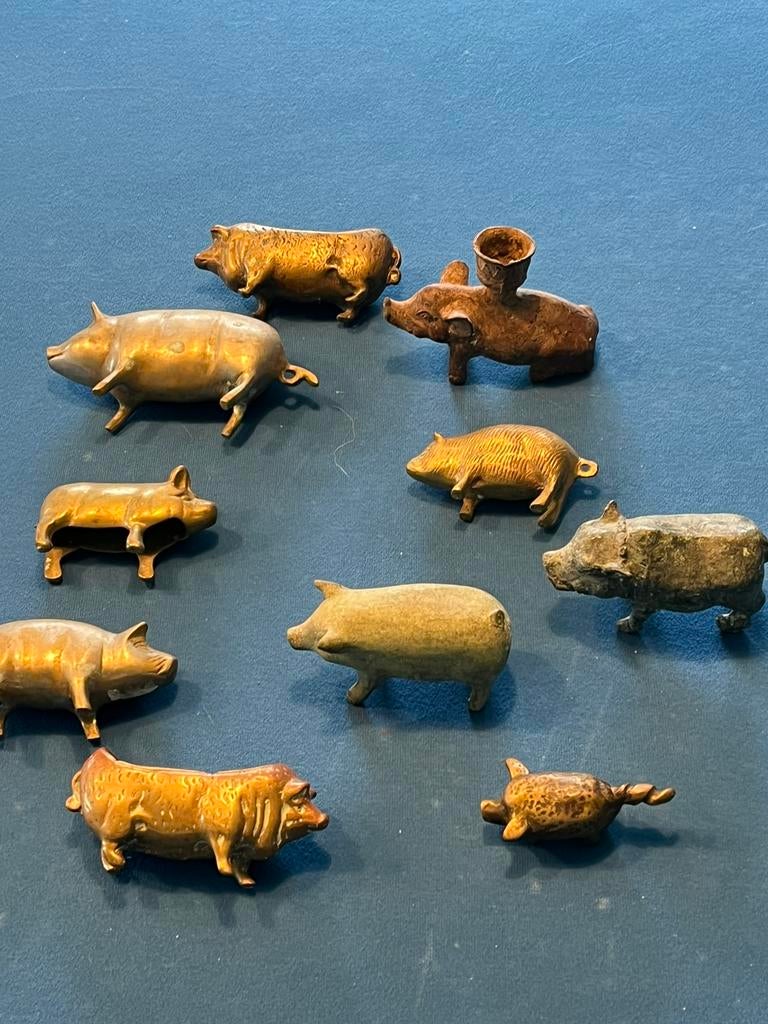 Varkens koper en brons, Ophalen, Brons