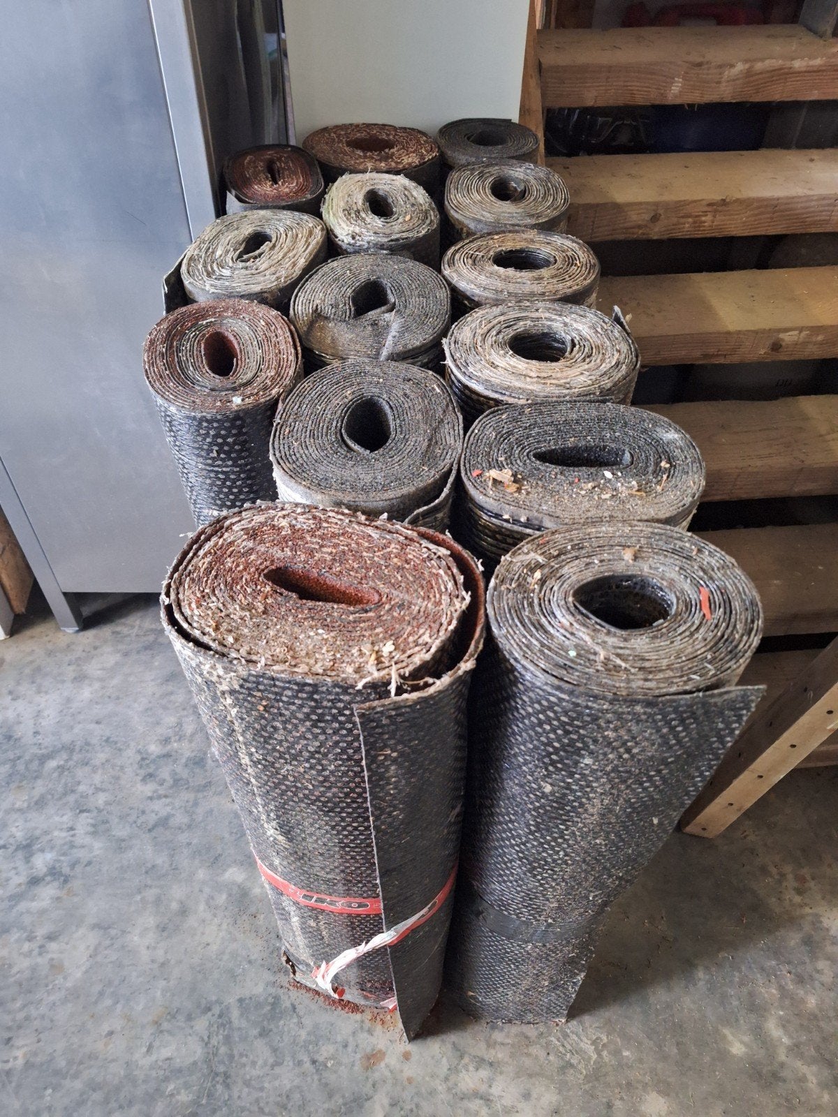 Roofing rollen 14 stuks met leislag, Bricolage & Construction, Enlèvement, Comme neuf