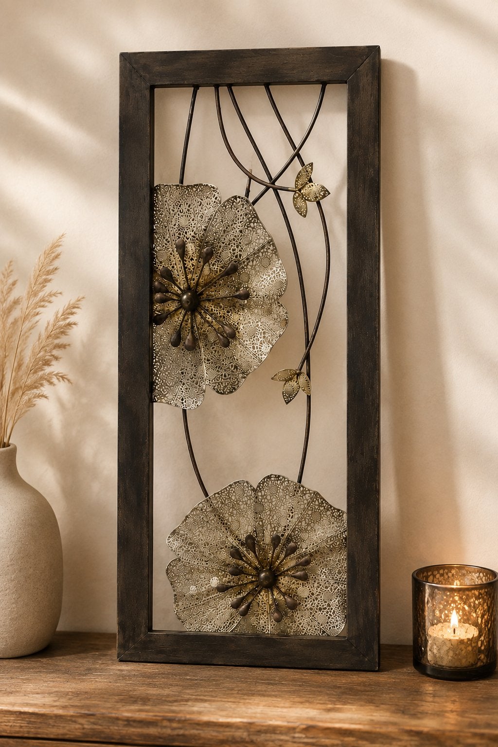 Hele mooie wanddecoratie, Huis en Inrichting, Ophalen, Metaal, Zilver, Decoratieobject