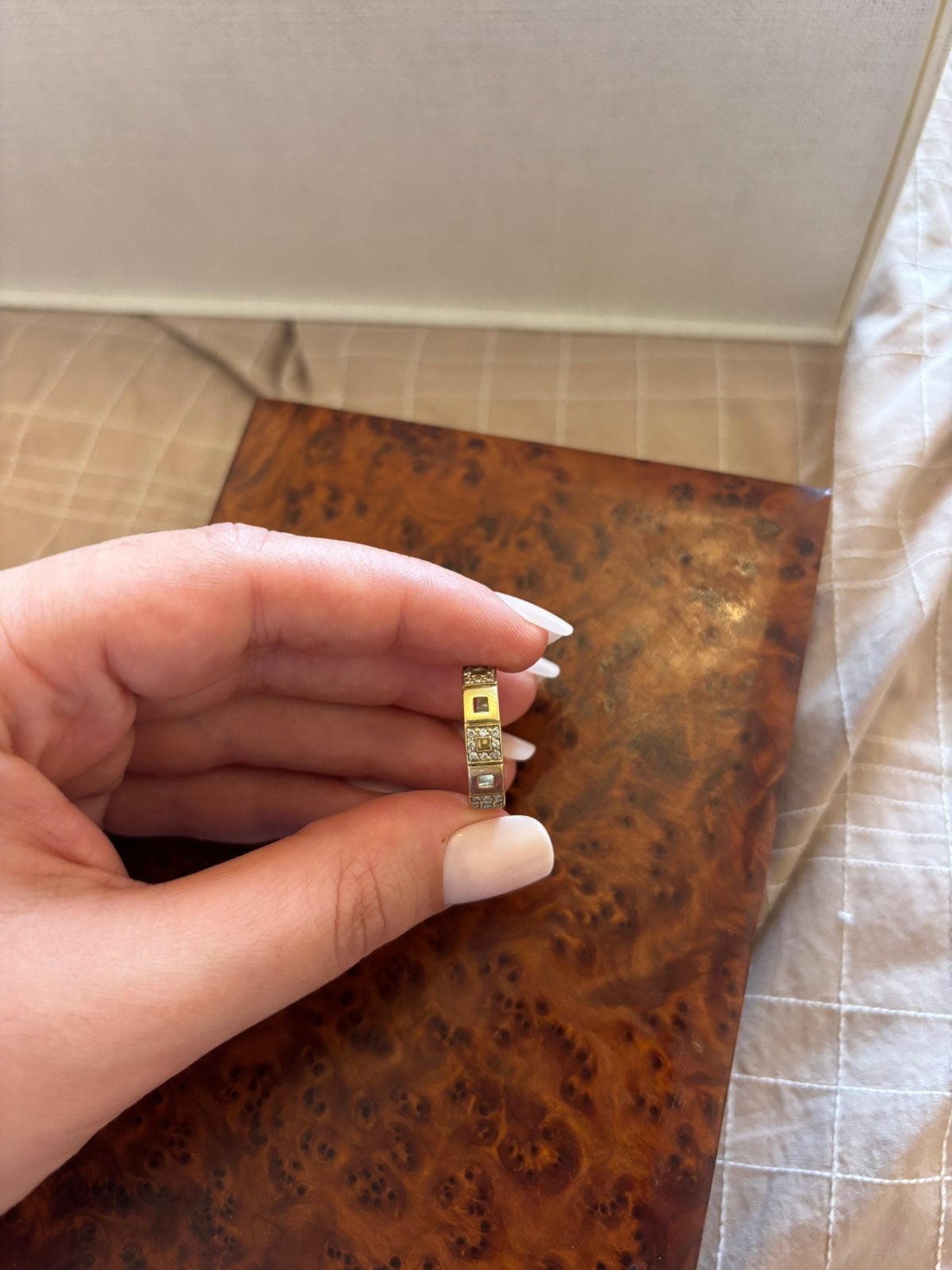 Bague en OR 18 karats  de 3 grammes taille 60, Handtassen en Accessoires, Ringen, Ophalen of Verzenden, Zo goed als nieuw, Goud