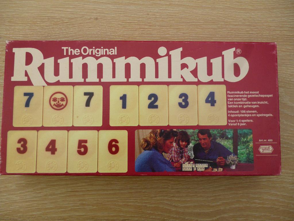Vintage Rummikub Goliath / Rare Holland Edition, Hobby & Loisirs créatifs, Enlèvement ou Envoi, Utilisé, Goliath