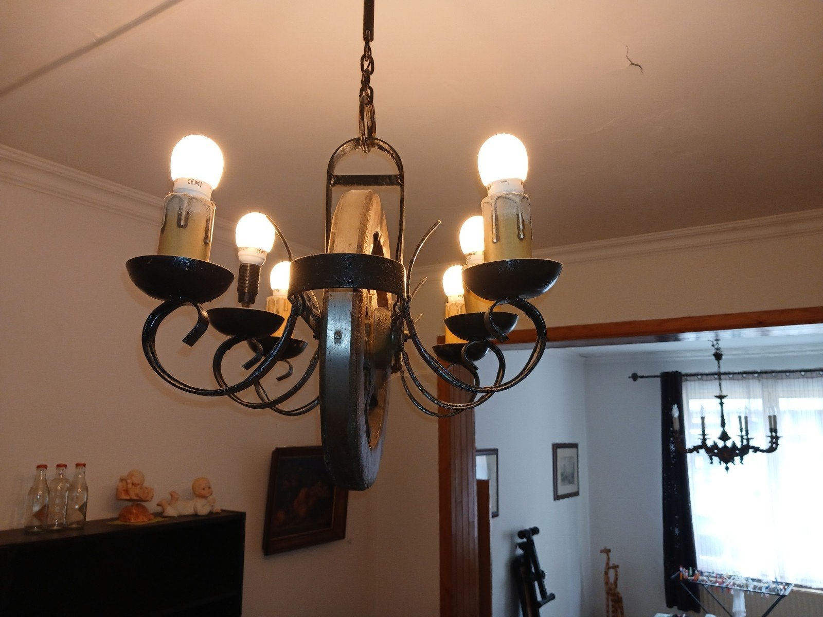 lustre, Enlèvement, Bois