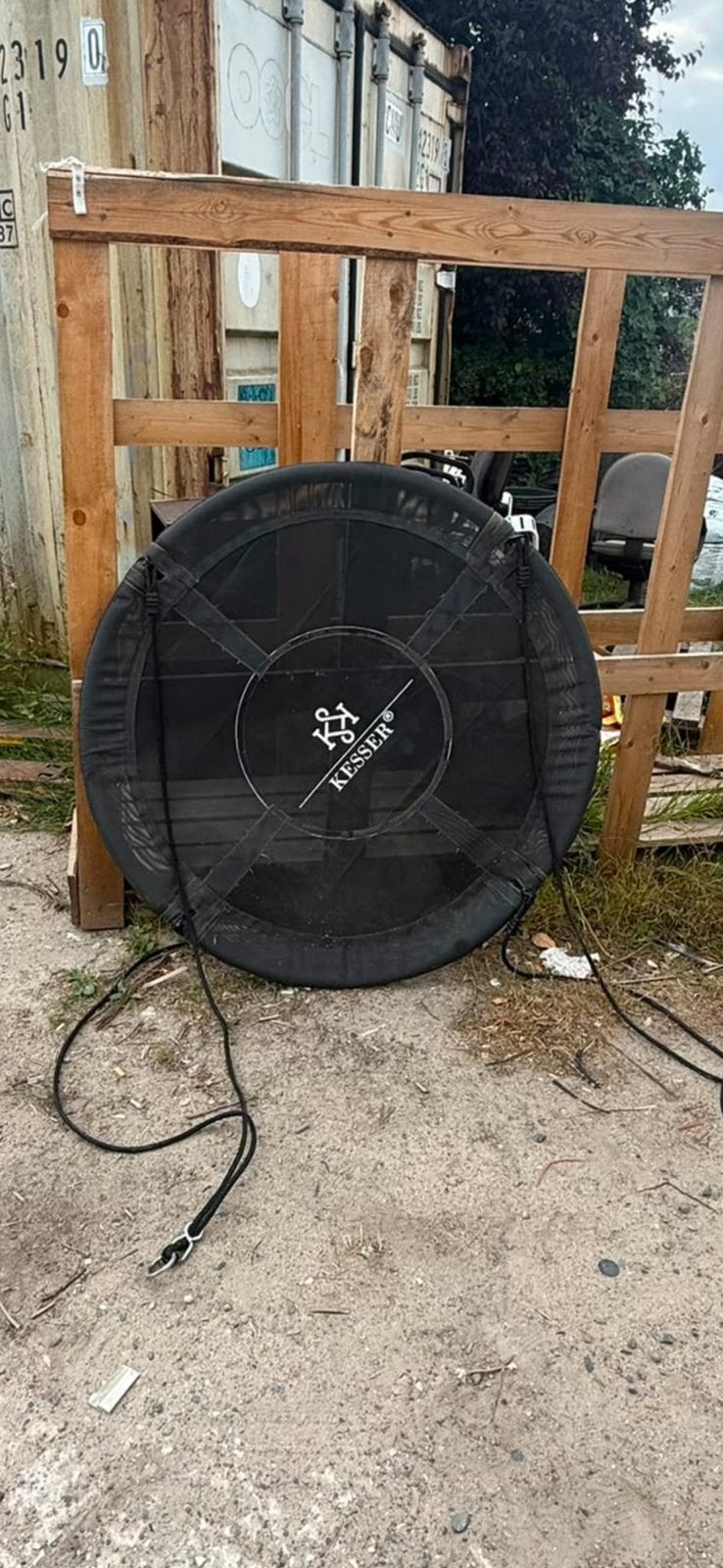Balançoire nid KESSER ronde avec cordes de suspension, Enlèvement, Utilisé