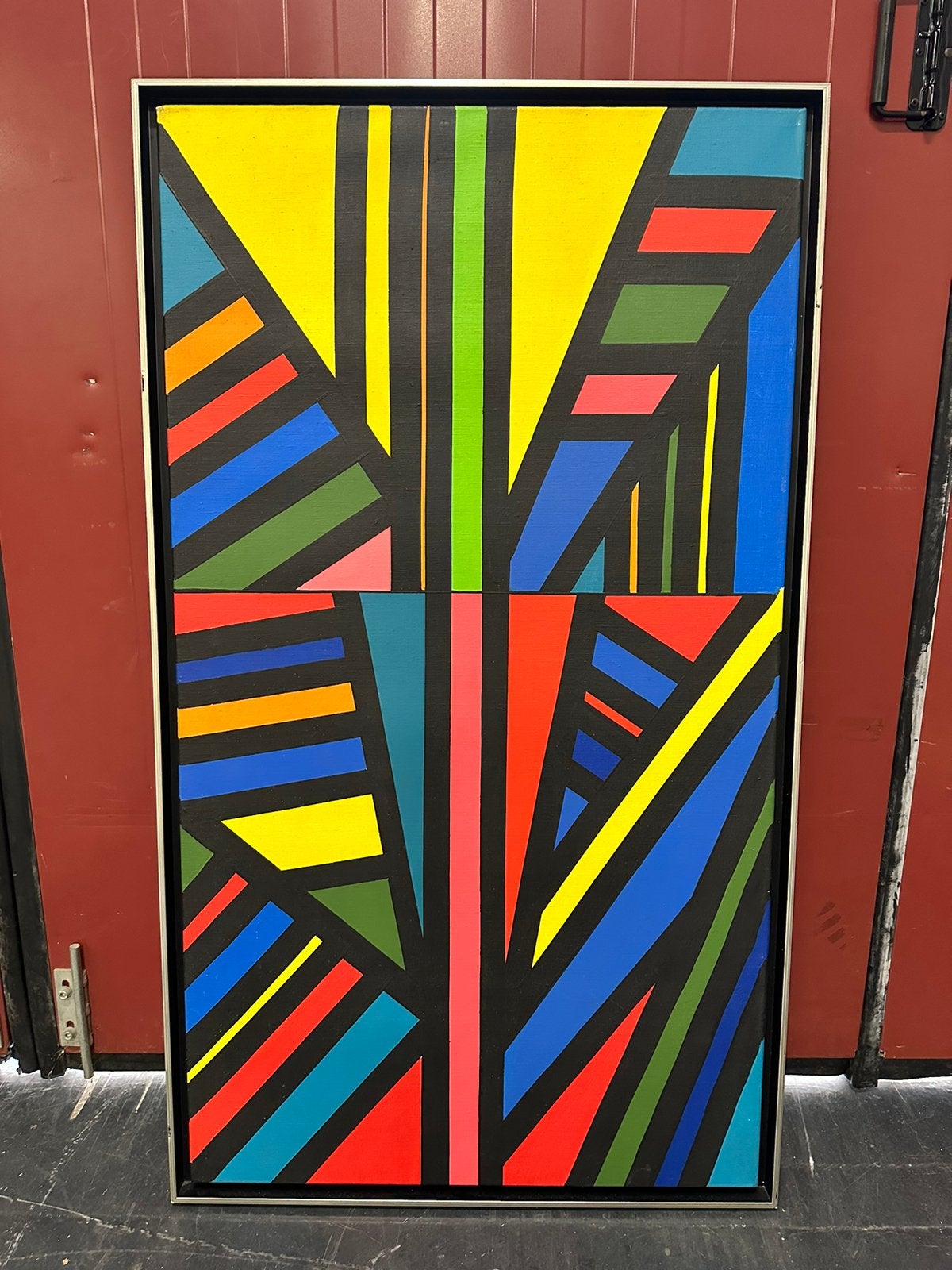 Guy Vandenbranden Olieverfschilderij 1983, Antiquités & Art, Enlèvement ou Envoi