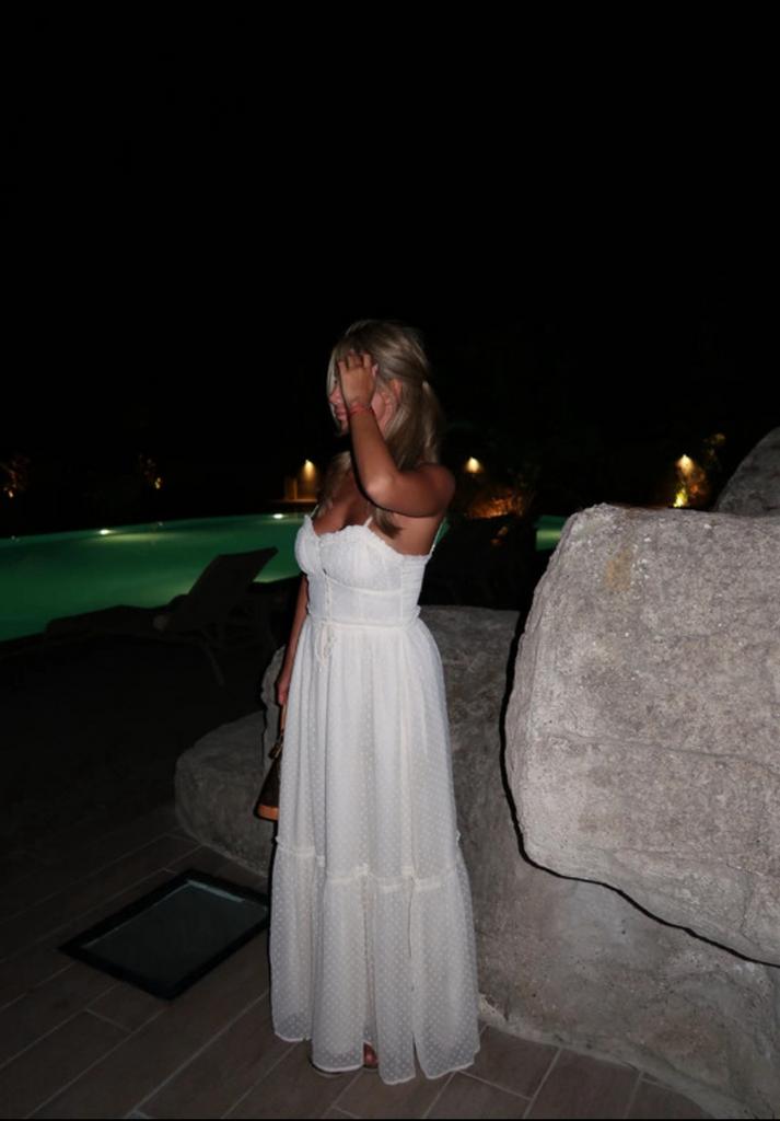 Longue robe boheme pilou, Ophalen of Verzenden, Zo goed als nieuw, Wit