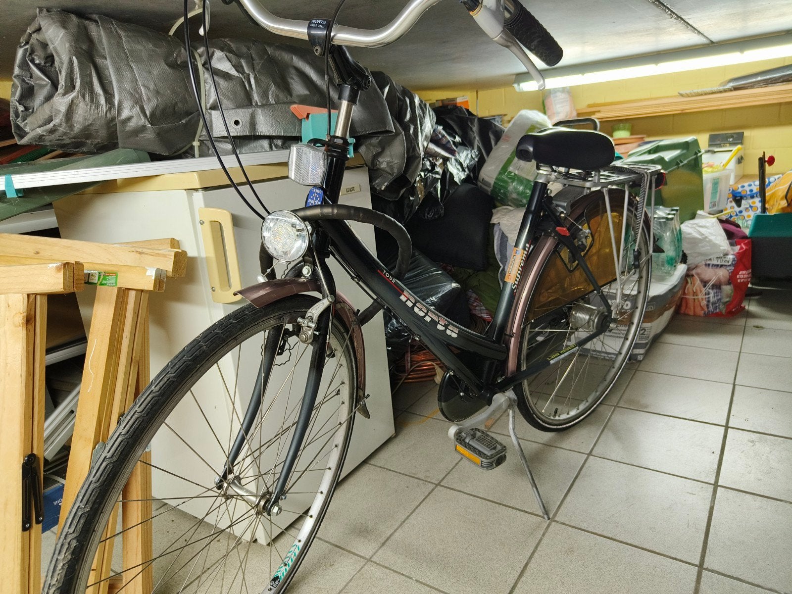 Damesfiets Norta, Enlèvement
