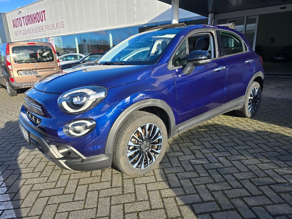 Fiat 500X 1.3i Automaat Pano Dak 2022 + Garantie, Automaat, Blauw, 500X, Bedrijf
