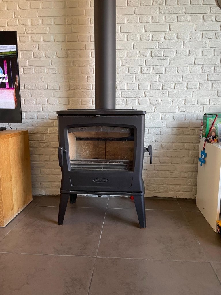 Houtkachel - Dovre TAI45WD, Ophalen, Houtkachel, Zo goed als nieuw, Vrijstaand