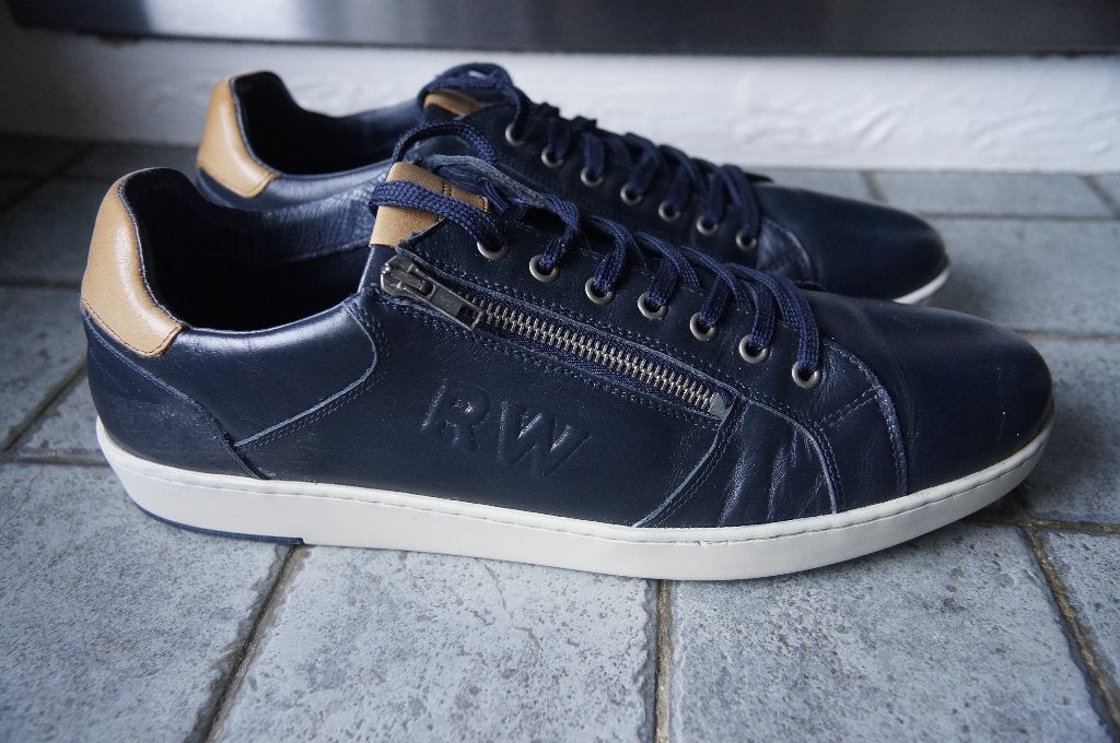 Chaussures lacets et zip   River Wood pointure 45, Enlèvement ou Envoi, Comme neuf, Bleu, River woods