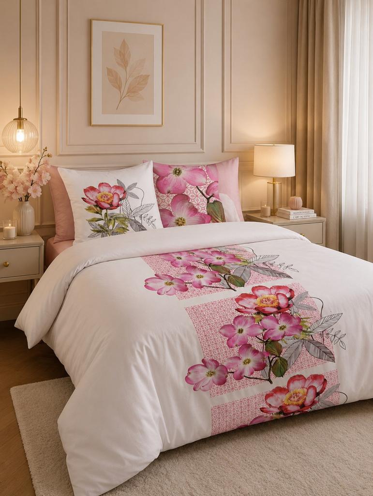 Housse de couette en coton, Enlèvement ou Envoi, Housse de couette