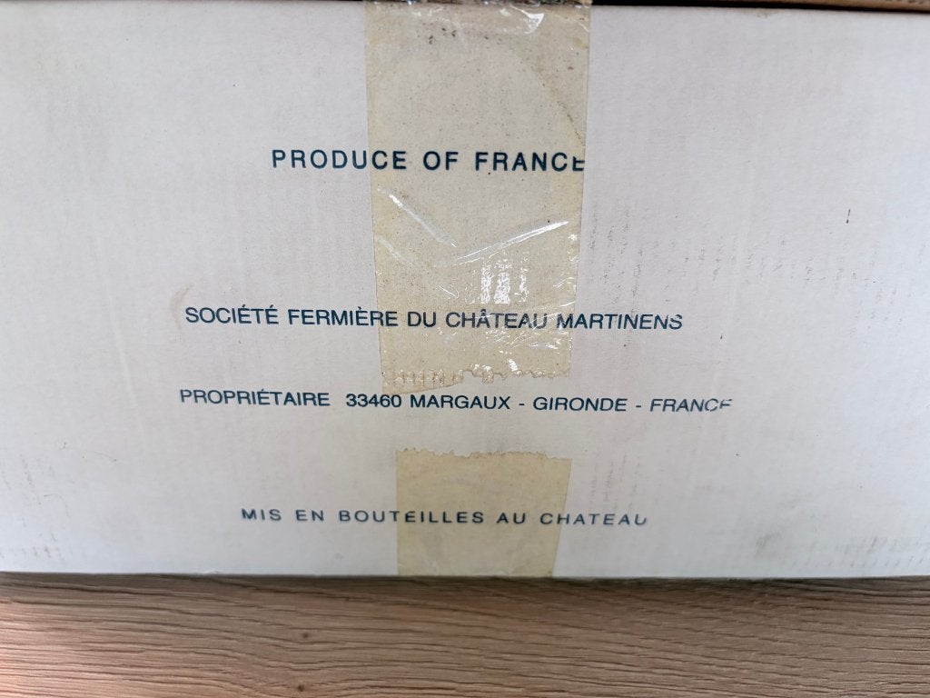12 x Margaux château Martinens, 2005., Neuf, Pleine, Enlèvement, Vin rouge