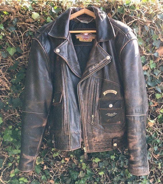 Harley Davidson lederen jas, Ophalen, Heren, Jas | leer, Harley davidson