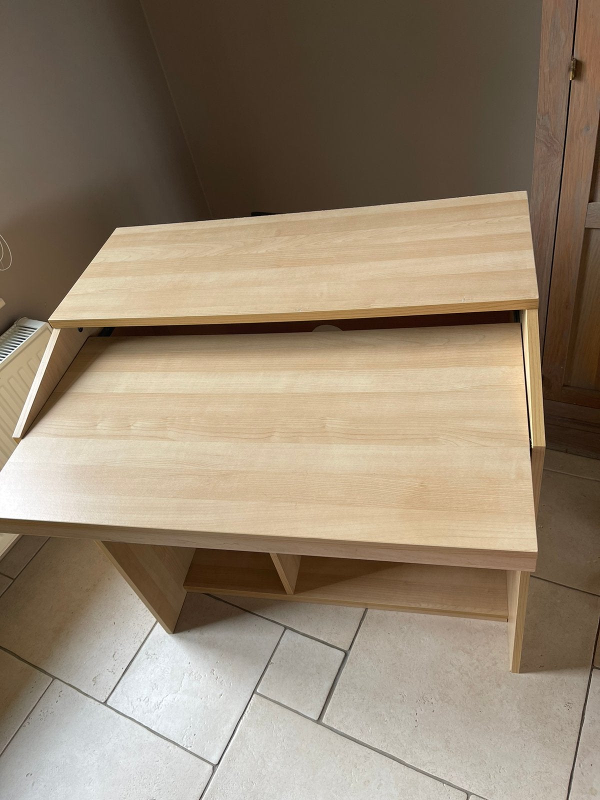 Bureau met uittrekbaar schrijfblad, Maison & Meubles, Enlèvement, Comme neuf