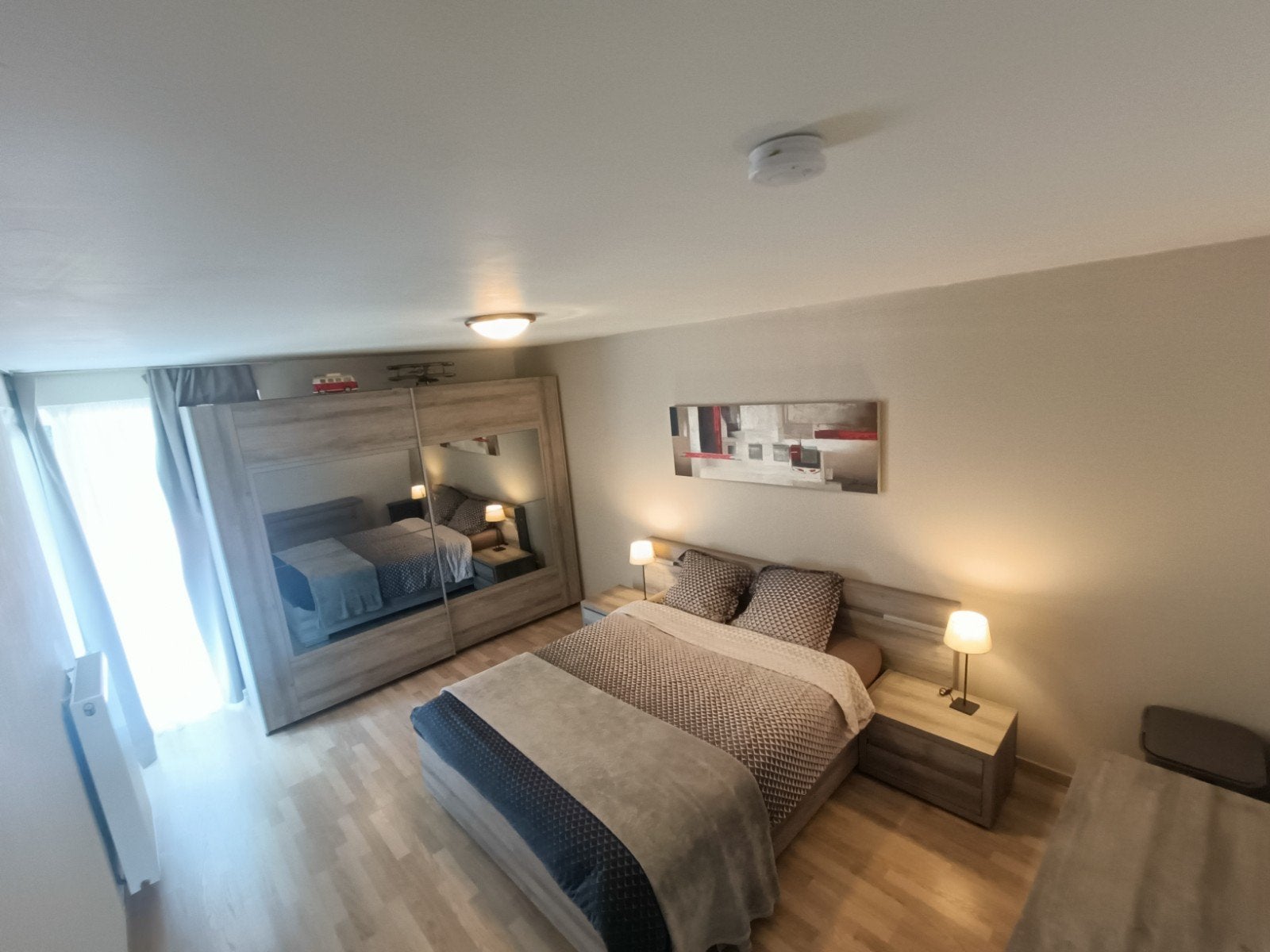Volledige slaapkamer, Ophalen, Zo goed als nieuw, Tweepersoons, Modern