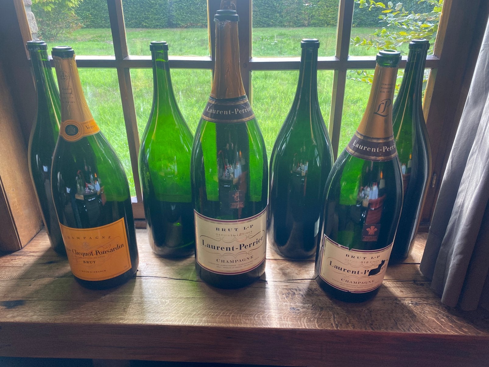 champagneflessen METHUSALEM (6liter) & SALMANAZAR (9 liter), Enlèvement, Utilisé, France, Champagne
