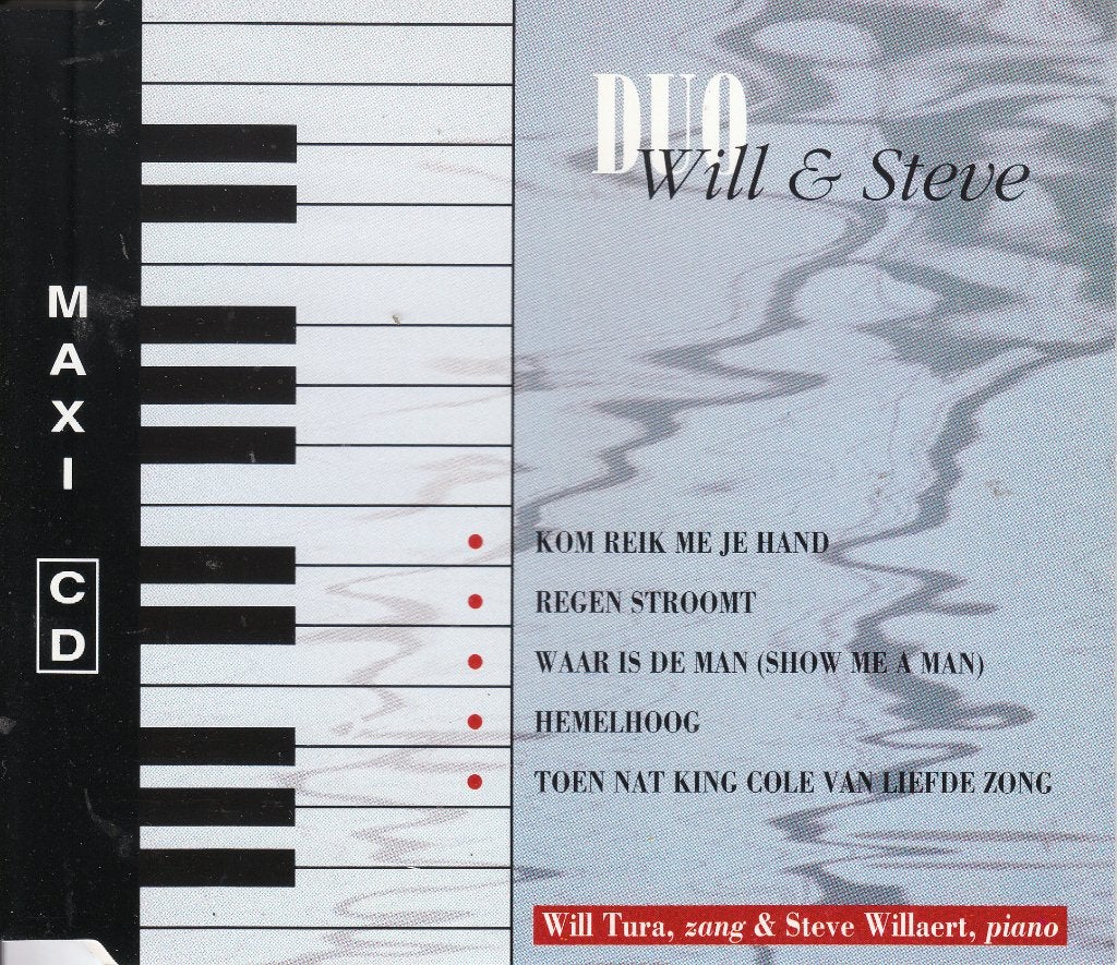 Zeldzame cd-single: Duo Will Tura & Steve Willaert, Verzenden, Nederlandstalig, Maxi-single
