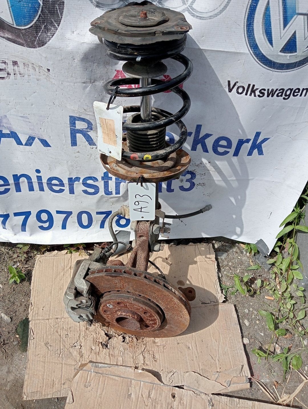 schokdemper vooras rechts / voor renault megane iii coupé, Gebruikt, -, -, -