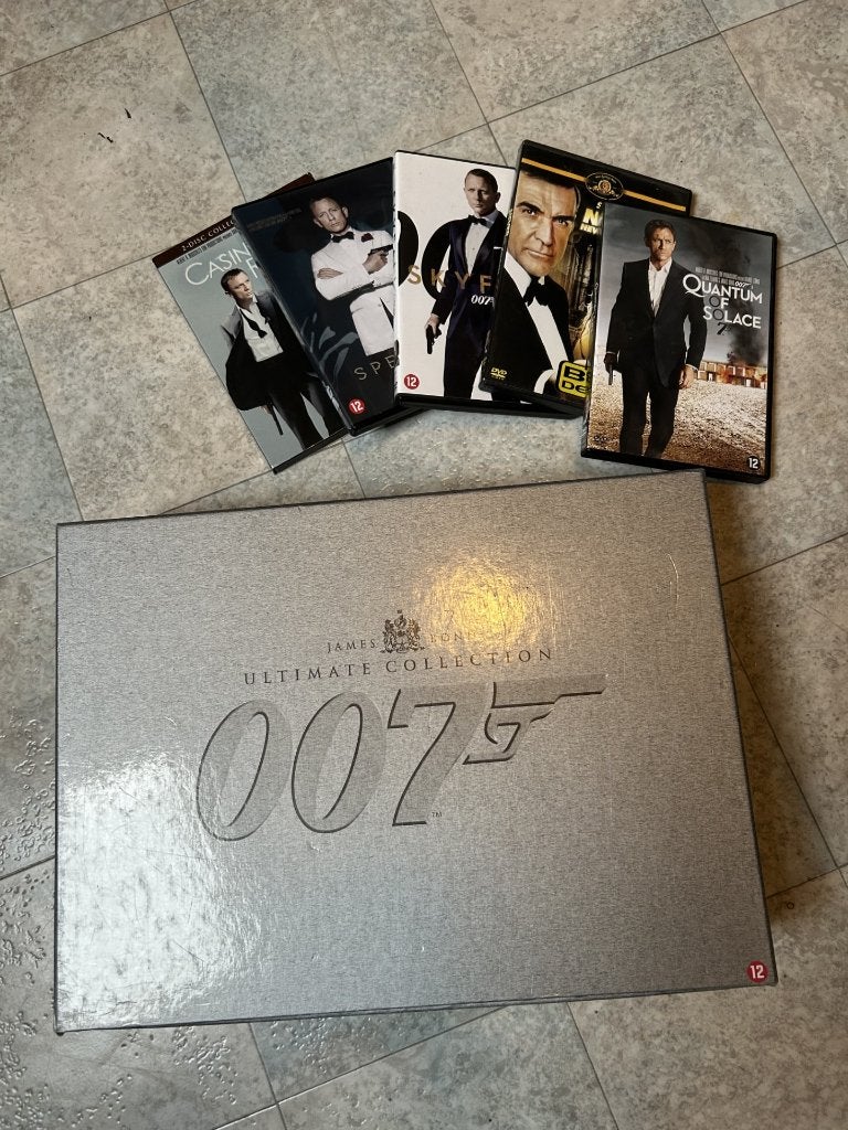 James Bond DVD collectie, Comprend un boîtier, Action, Anglais, Enlèvement