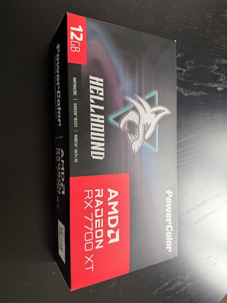 7700 XT AMD zo goed als nieuw, Informatique & Logiciels, Cartes vidéo, Enlèvement, Comme neuf, AMD