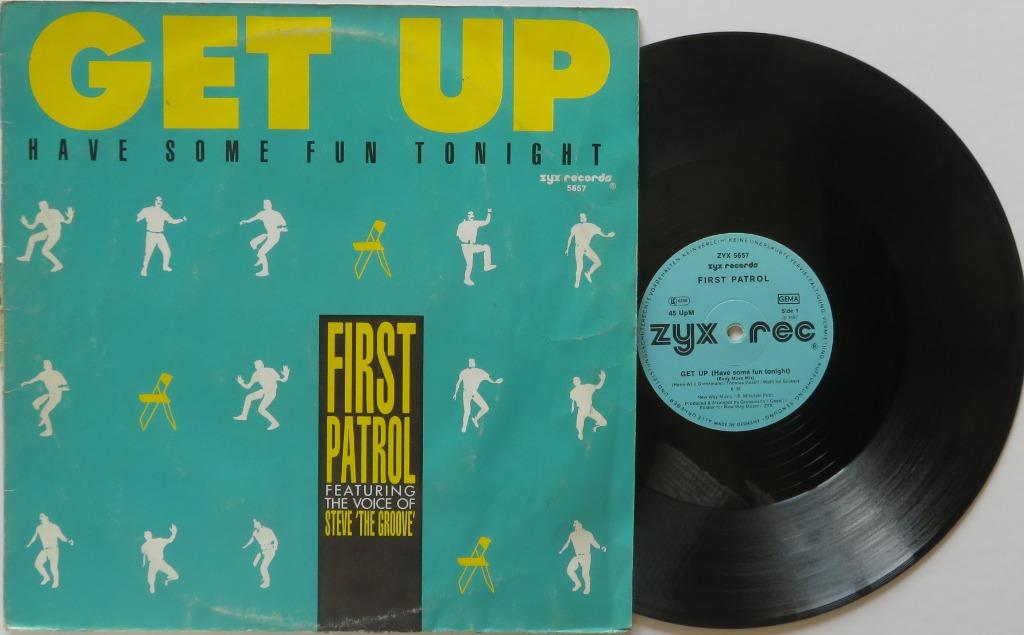 First Patrol - Get up (have some fun tonight). Maxi., Enlèvement ou Envoi, Utilisé, 12 pouces