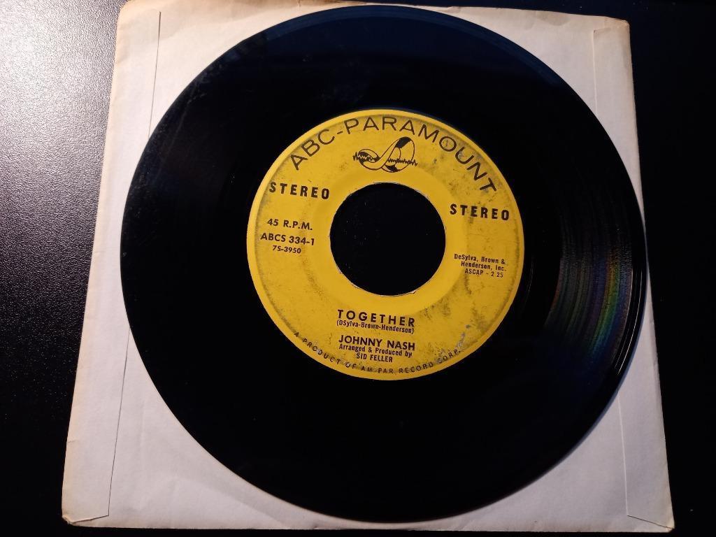 Johnny Nash ‎– Together / Let's Get Lost '7, Ophalen of Verzenden, Gebruikt, R&B en Soul