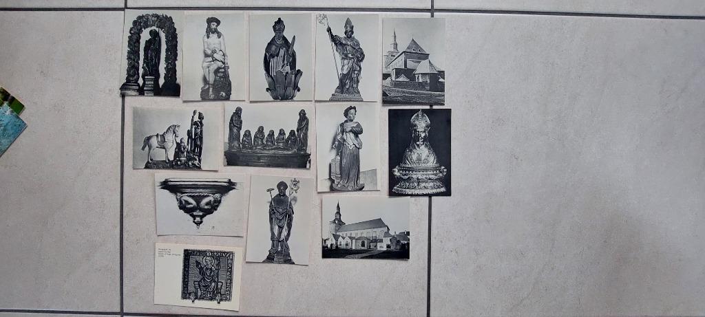 lot van 13 postkaarten Fosses-la-Ville, Envoi