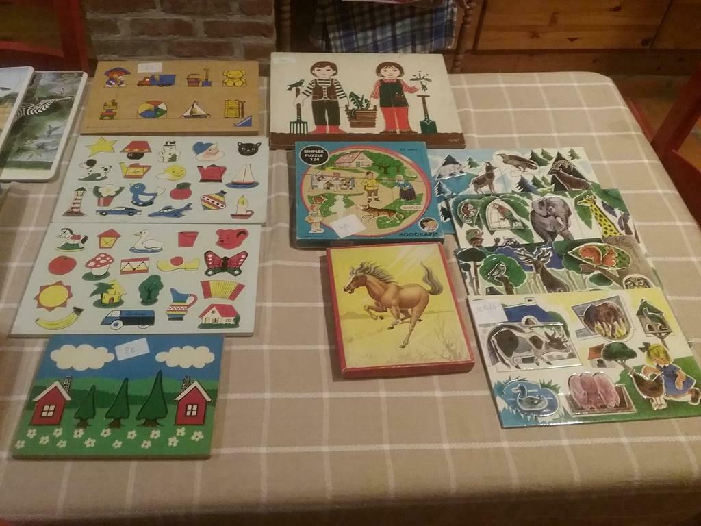 lot de 35 puzzles dont certains vintages,,complets, Enlèvement ou Envoi, Utilisé