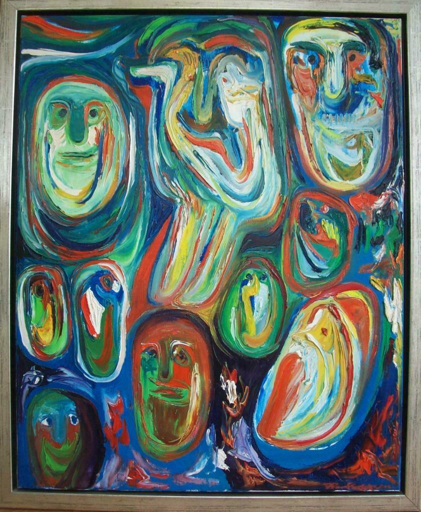 "Faces II" - Finn Pedersen, Ophalen