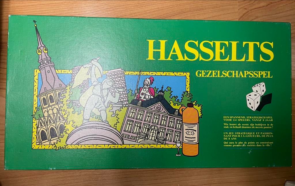 Hasselts gezelschapsspel, Ophalen of Verzenden, Zo goed als nieuw