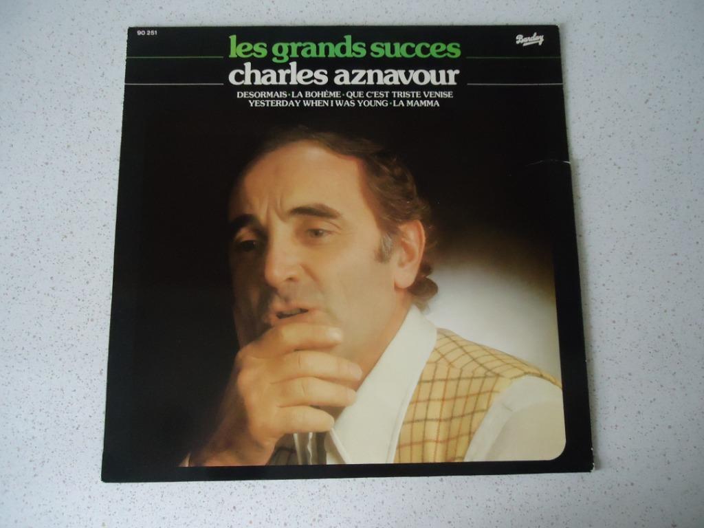LP van "Charles Aznavour" Les Grands Succes anno 1978., Enlèvement ou Envoi, Comme neuf, 12 pouces