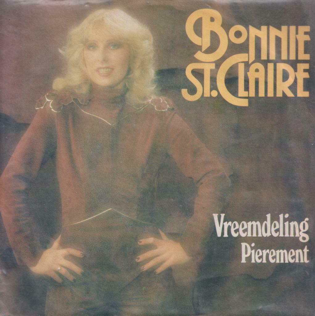 Bonnie St. Claire – Vreemdeling / Pierement - Single, Cd's en Dvd's, Ophalen of Verzenden, Gebruikt, Nederlandstalig