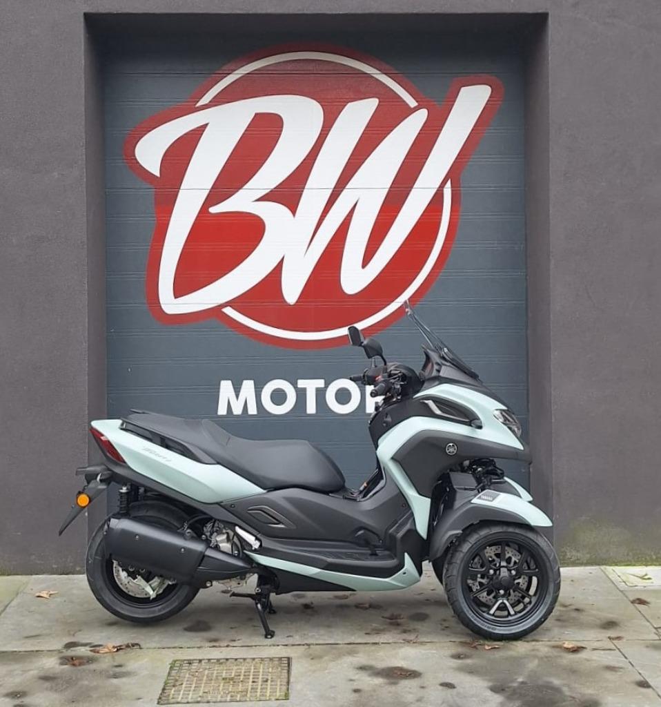 Yamaha Tricity 300 Zen Green @ BW Motors Mechelen, Scooter, 292 cc, Bedrijf, 1 cilinder
