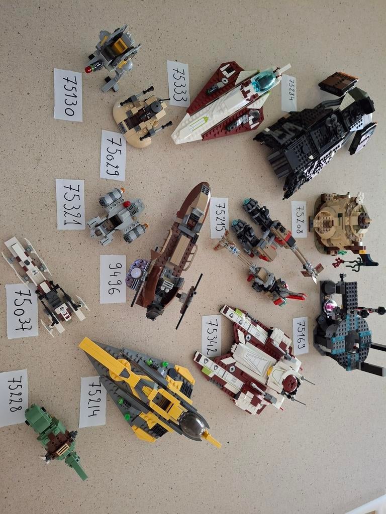 10 lego Star Wars builds @10 tot 15€/stuk, Ophalen of Verzenden, Zo goed als nieuw, Lego