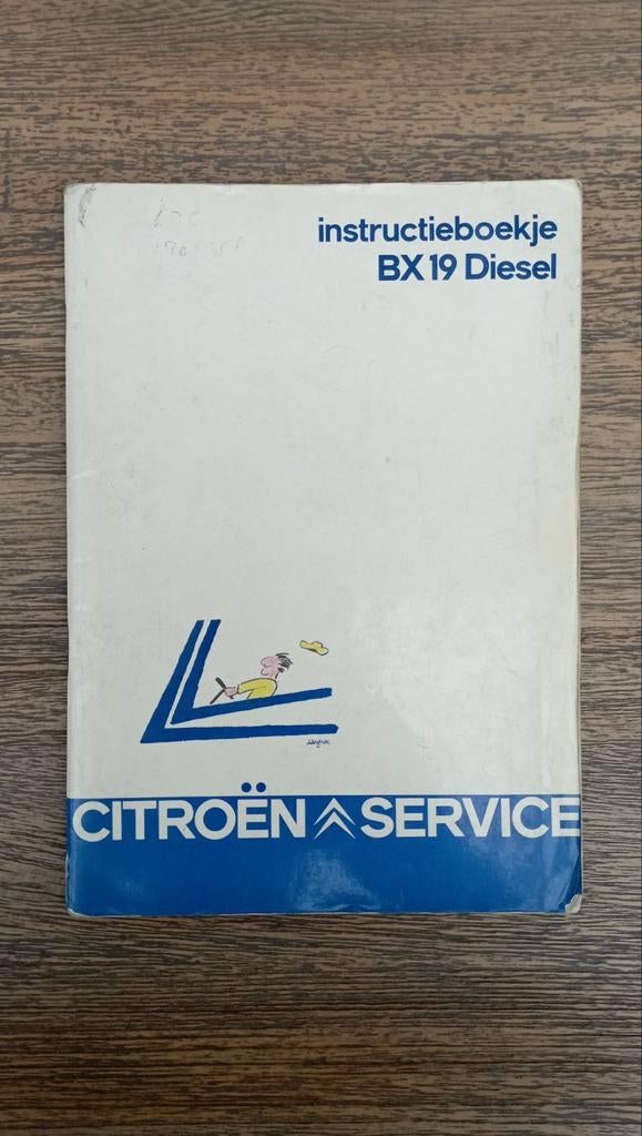 Citroën BX19 Diesel instructieboekje 1984, Auto diversen, Handleidingen en Instructieboekjes, Ophalen of Verzenden