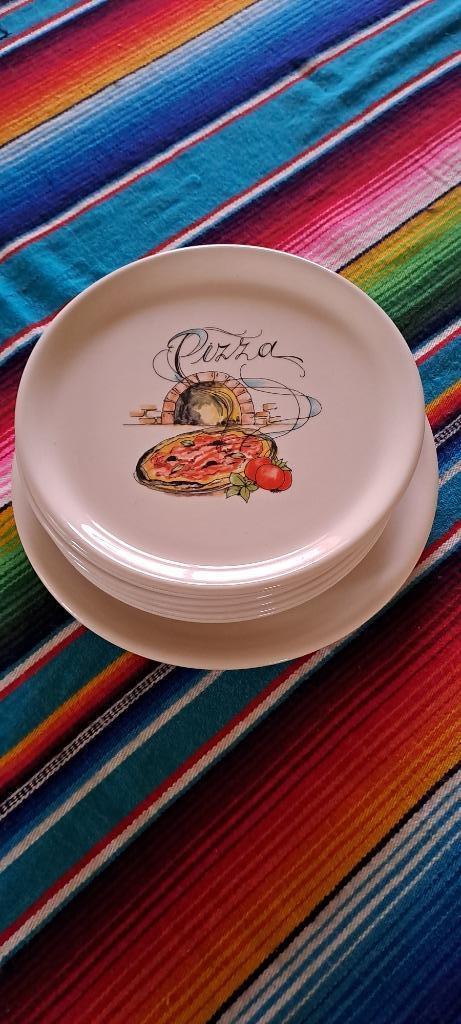 6 pizzaborden + 1 groot pizzabord, Huis en Inrichting, Ophalen, Zo goed als nieuw, Bord(en)