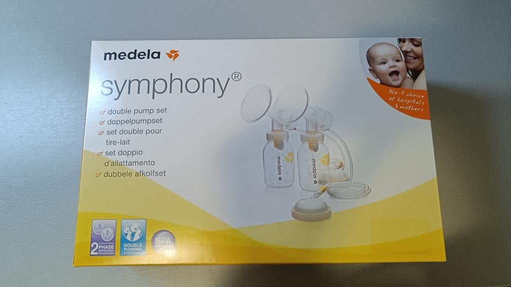 Medela dubbele afkolfset. Quasi ongebruikt!, Ophalen, Zo goed als nieuw, Borstkolf
