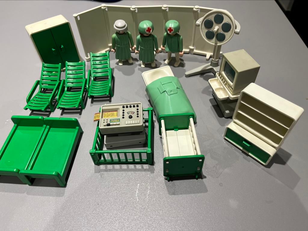 Playmobil vintage ziekenhuis, Kinderen en Baby's, Ophalen, Gebruikt