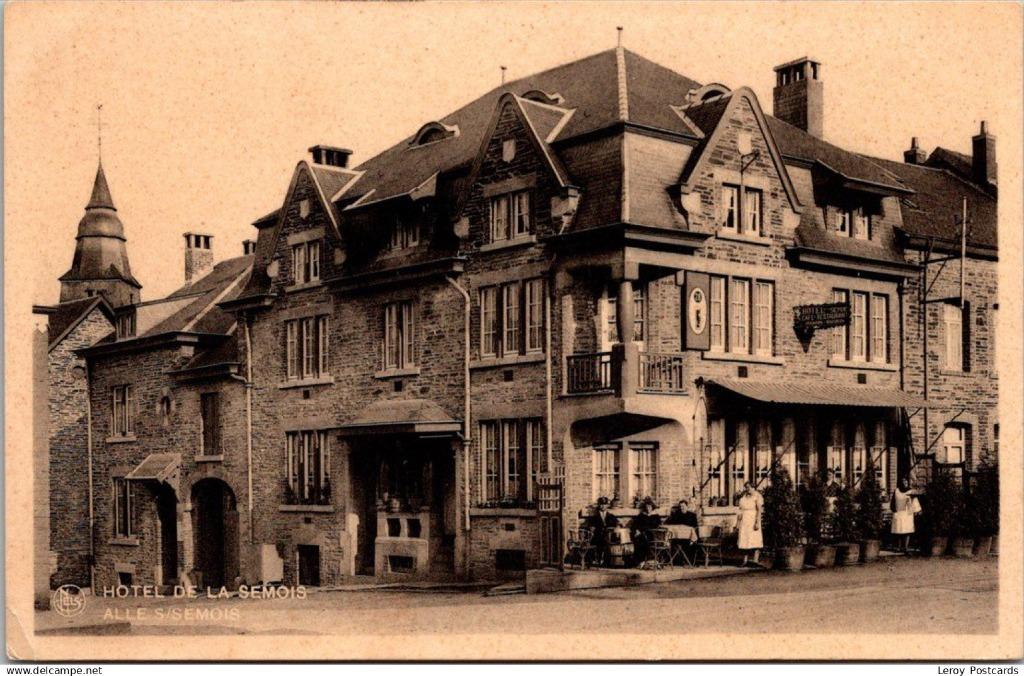 Tout le S/Semois - Hotel De La Semois, Envoi, Non affranchie, Luxembourg
