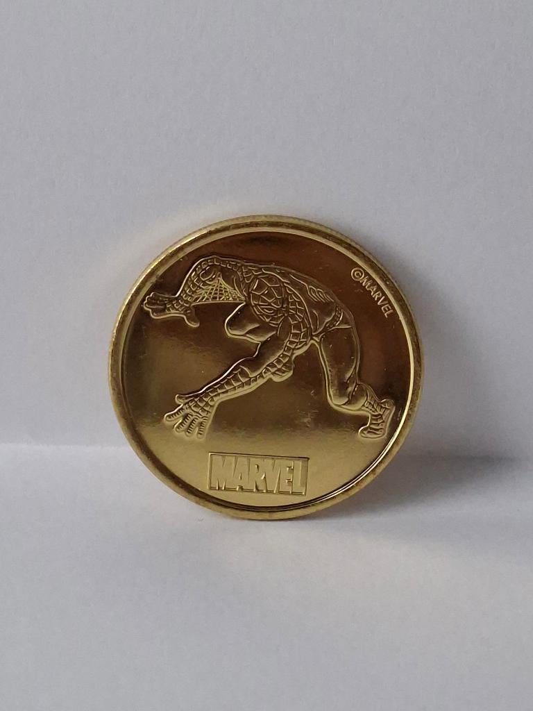 Spider-Man  Coin / Medallion - Marvel  - Universal, Postzegels en Munten, Ophalen of Verzenden, Overige materialen