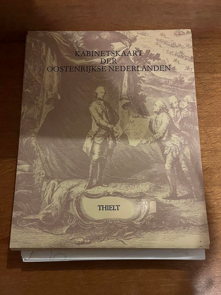 Kabinetskaart der oostenrijkse nederlanden- Tielt, Livres, Art & Culture | Arts plastiques, Comme neuf, Enlèvement