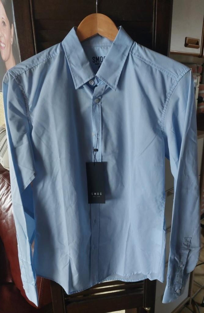 Chemise 100% neuve avec étiquette SMOG, Vêtements | Hommes, Enlèvement ou Envoi, Neuf, Bleu, SMOG