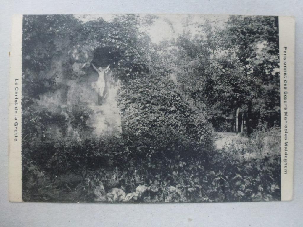 Maldegem Maldeghem Pensionat des Sœurs Maricoles, Envoi, Avant 1920, Affranchie, Bâtiment