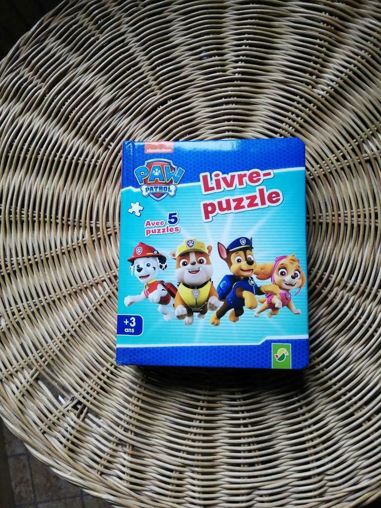 Livre 5 puzzles Paw Patrol., Comme neuf