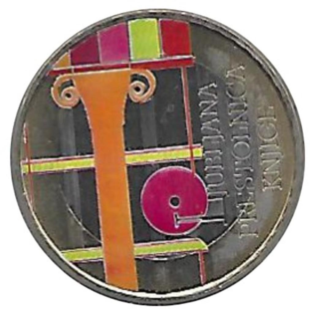 3 euro Slovenië 2010 Ljubljana Boekenhoofdstad gekleurd, Ophalen of Verzenden, Slovenië