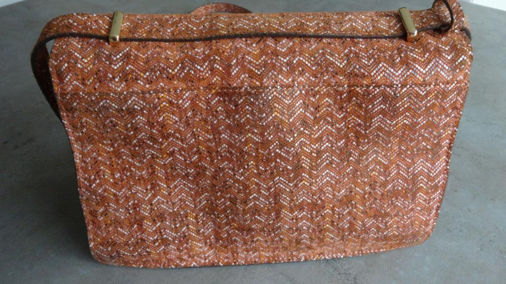 Sac à main Herringbone, Enlèvement ou Envoi, Utilisé, Brun, Sac à bandoulière
