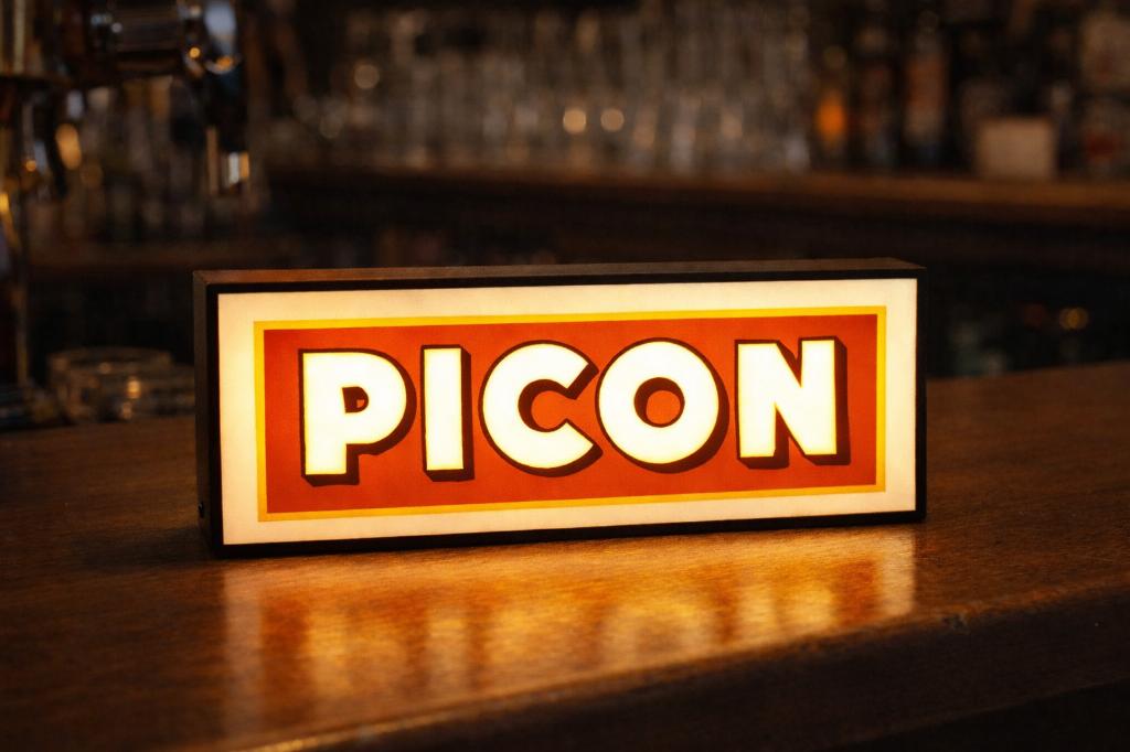 Boîte à lumière LED Picon — Décoration de bar, Collections, Marques & Objets publicitaires, Envoi, Neuf, Table lumineuse ou lampe (néon)