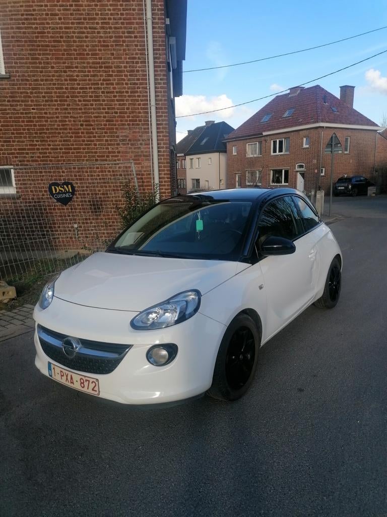 Opel Adam, Auto's, Euro 6, 4 cilinders, Wit, Grijs
