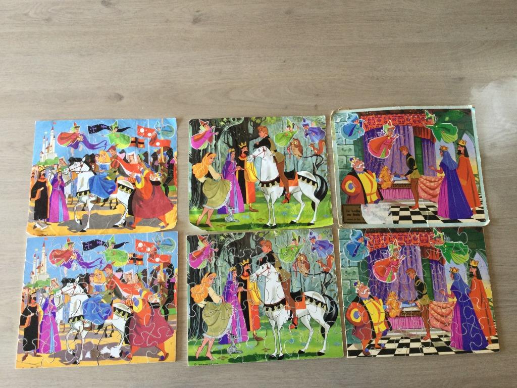 3 houten sprookjes puzzels - 30 stukjes, Ophalen of Verzenden