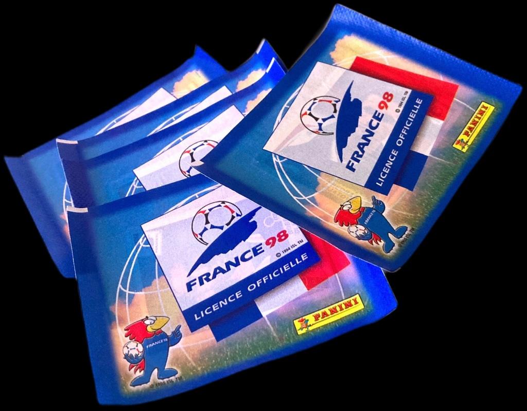 10x Panini WK 98 Frankrijk France Danone Sticker Zakjes, Enlèvement ou Envoi, Neuf