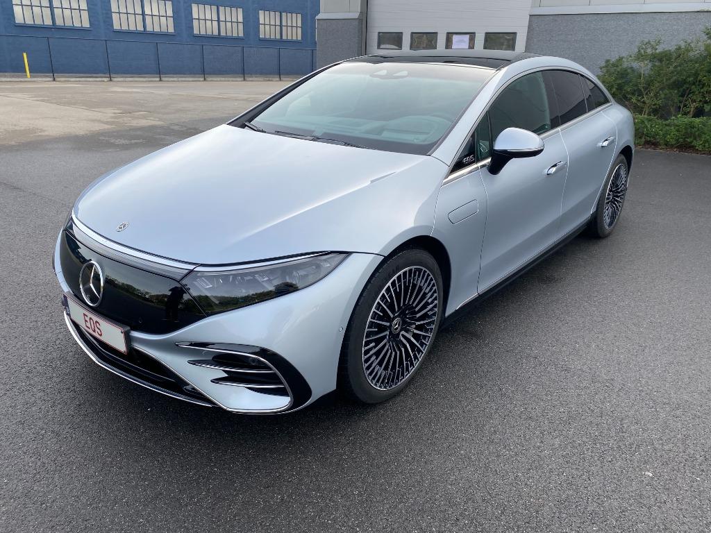 Mercedes-Benz EQS 450+ Launch Edition met MBUX (BTW-Wagen), Automaat, Zwart, 5 deurs, EQS